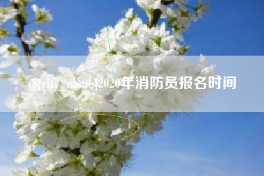 祁东2020年消防员报名时间