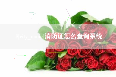 祁东消防证怎么查询系统