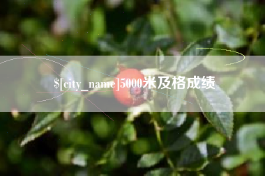 祁东5000米及格成绩