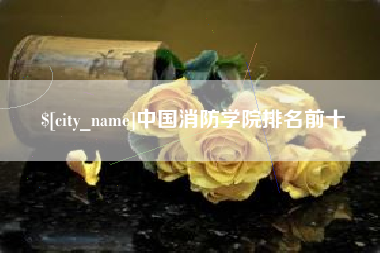 祁东中国消防学院排名前十