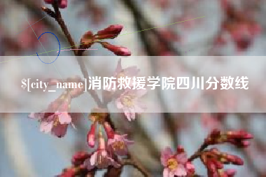 祁东消防救援学院四川分数线