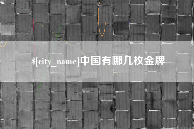 祁东中国有哪几枚金牌