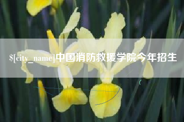 祁东中国消防救援学院今年招生