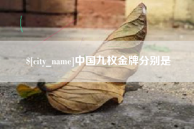 祁东中国九枚金牌分别是