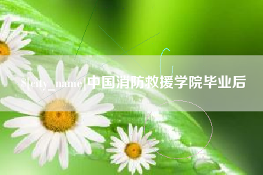 祁东中国消防救援学院毕业后