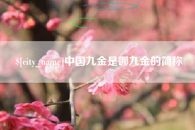 祁东中国九金是哪九金的简称