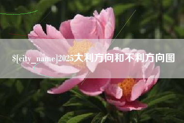 祁东2025大利方向和不利方向图