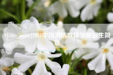 祁东2021中国消防救援学院招生简章