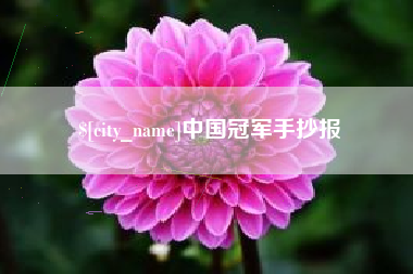 祁东中国冠军手抄报