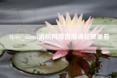 祁东消防网络直播课在哪里看