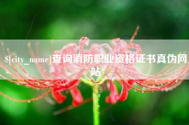 祁东查询消防职业资格证书真伪网站
