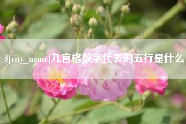 祁东九宫格数字代表的五行是什么