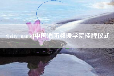 祁东中国消防救援学院挂牌仪式