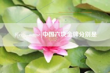 祁东中国六块金牌分别是